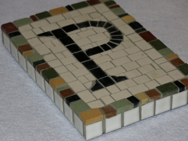 Custom Made NYC Subway Letter/Number Mosaic - 5" x 8"